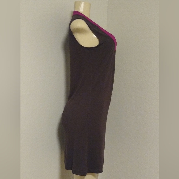 Banana Republic Brown Stretch Small Sleeveless Dress - Picture 2 of 13